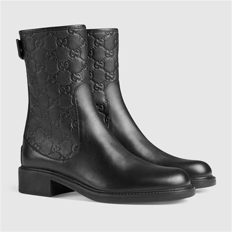 gucci boots flat